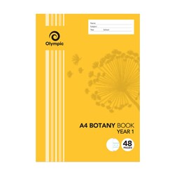 Olympic Botany Book TY14i A4 48 Page Yr 1 Qld Rulings