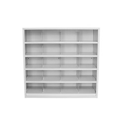 Steelco Pigeon Hole Unit 20 Holes 1000W x 386D x 940mmH White (Freight Applies)