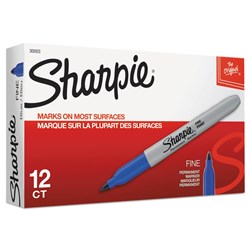 Sharpie Fine Point Marker Permanent 1.0mm Fine Blue