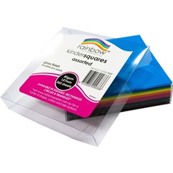 KINDER SHAPES Glossy Paper 127mm Square Pack 360
