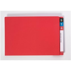 AVERY SHELF LATERAL FILES F/C Extra Heavy Weight Red BOX 100
