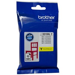 BROTHER LC3319XL INKJET CART Yellow High Yield LC3319XLY