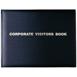 VISITORS BOOK CORPORATE 300x205 Black