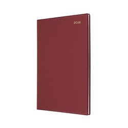 Collins Belmont Desk Diary Week To View A4 Burgundy