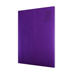 Debden Silhouette Diary A4 Week To View Purple