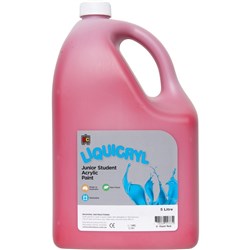 EC Liquicryl Paint 5 Litre Brilliant Red