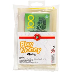 PLAY MONEY INC WALLET NOTES & CREDIT CARDS