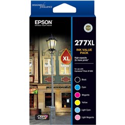 EPSON 277 HY INK VALUE PACK B C M Y LC LM HY Ink x 1 Each