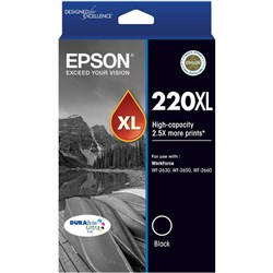 Epson 220XL DURABrite Ultra In Cartridge High Yield Black