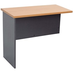 Rapidline Rapid Worker Corner Workstation Wing 600W x 600D x 730mmH Beech and Ironstone