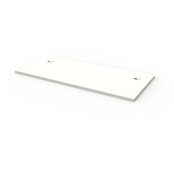 Rapidline Rectangle Desk Top Only 1500W x 700D x 25mmH With 2 Cable Port White