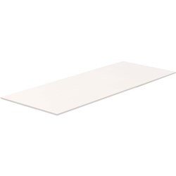 Rapidline Rectangle Table Top Only 1800W x 750D x 25mmD Natural White