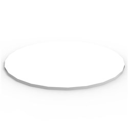 Rapidline Round Table Top Only 900mm Diameter x 25mmD Natrual White