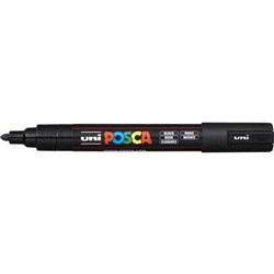 Uni Posca Paint Marker PC-5M Medium 2.5mm Bullet Tip Black