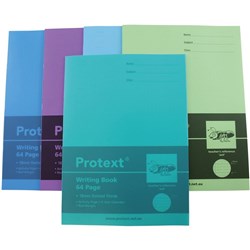 Protext Poly Writing Book 18mm Dotted Thirds 64pg - Ant Pack of 10