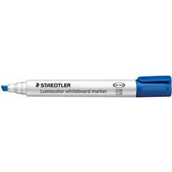 STAEDTLER WHITEBOARD MARKER BLUE CHISEL box 10