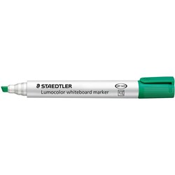 STAEDTLER WHITEBOARD MARKER GREEN CHISEL