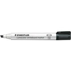 STAEDTLER WHITEBOARD MARKER BLACK CHISEL box 10