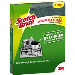 SCOTCH-BRITE SCRUB SPONGES 2 Pack