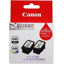 Canon Pixma PG645 CL646 Ink Cartridge Value Pack Twin Pack
