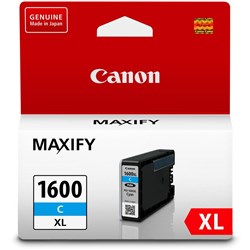 Canon Maxify PGI1600XLC Ink Cartridge High Yeild Cyan
