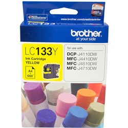 BROTHER LC133 YELLOW INK CART