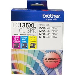 BROTHER LC135XL COLOUR  3 PACK