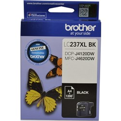 BROTHER LC237XLBK INK CART Black 1200 page