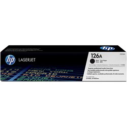 HP 126A LaserJet Toner Cartridge Black CE31A
