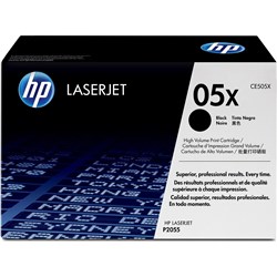 HP 05X LaserJet Toner Cartridge High Yield Black CE505X