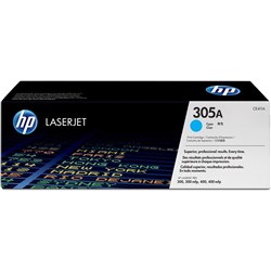 HP 305A LaserJet Toner Cartridge Cyan CE411A