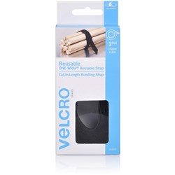 Velcro Brand Reusable Wrap 19mmx3m Black