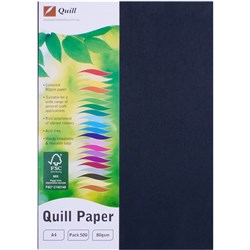 QUILL XL MULTIOFFICE PAPER A4 80gsm Black Ream 500