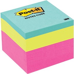 POST-IT 2051-MC MINI MEMO Cube Asstd 400Shts 48x48mm