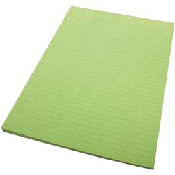 Quill Ruled Colour Bond Pad A4 70 Leaf Green each