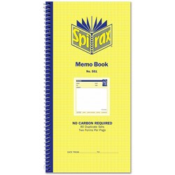 SPIRAX MEMO BOOK 551