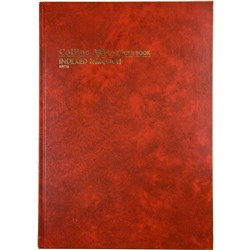 ACCOUNT BOOK HARD Cover A4 Indexed  (A-Z) Red