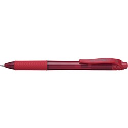 Pentel BL110 Energel X Gel Pen Retractable Medium 1mm Red Box 12