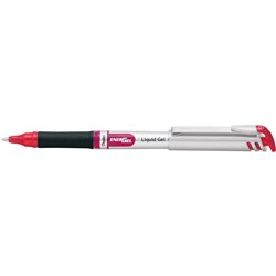 Pentel Bl17 Energel Gel Pen Roller Ball Fine 0.7mm Red Box 12