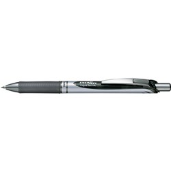 Pentel BL77 Energel DLX Gel Pen Retractable Fine 0.7mm Black Box 12