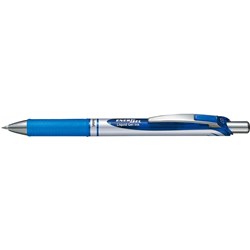 Pentel BL77 Energel DLX Gel Pen Retractable Fine 0.7mm Blue Box 12