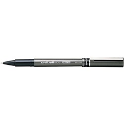 Uni-Ball UB155 Micro Deluxe Rollerball Pen Extra Fine 0.5mm Black Box 12