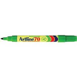 Artline 70 Permanent Marker Bullet 1.5mm Green