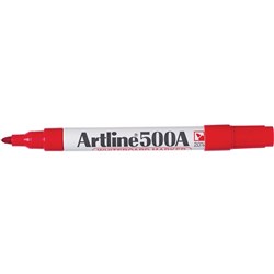 Artline 500A Whiteboard Marker Medium Bullet 2mm Red Box 12