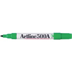 ARTLINE 500A WHITEBOARD MARKER Med Bullet Green Box 12