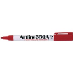 ARTLINE 550A WHITEBOARD Marker Fine Bullet Red