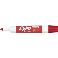 Expo Dry Erase Whiteboard Marker Bullet 2.0mm Red