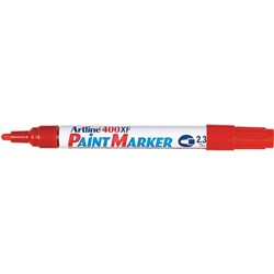 Artline 400Xf Paint Marker Medium Bullet 2.3mm Red Box 12
