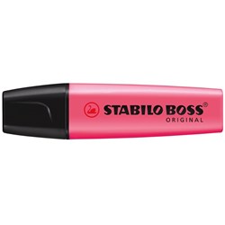 Stabilo Boss 70/56 Highlighter Chisel 2-5mm Pink Box 10