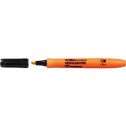 Artline Supreme Highlighter Chisel 2-5mm Orange each